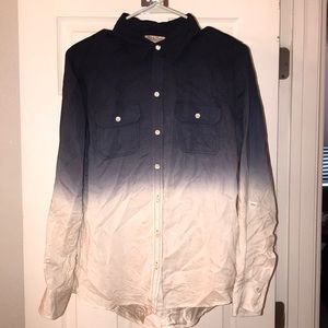 Lucky Brand, Blue & White ombré blouse